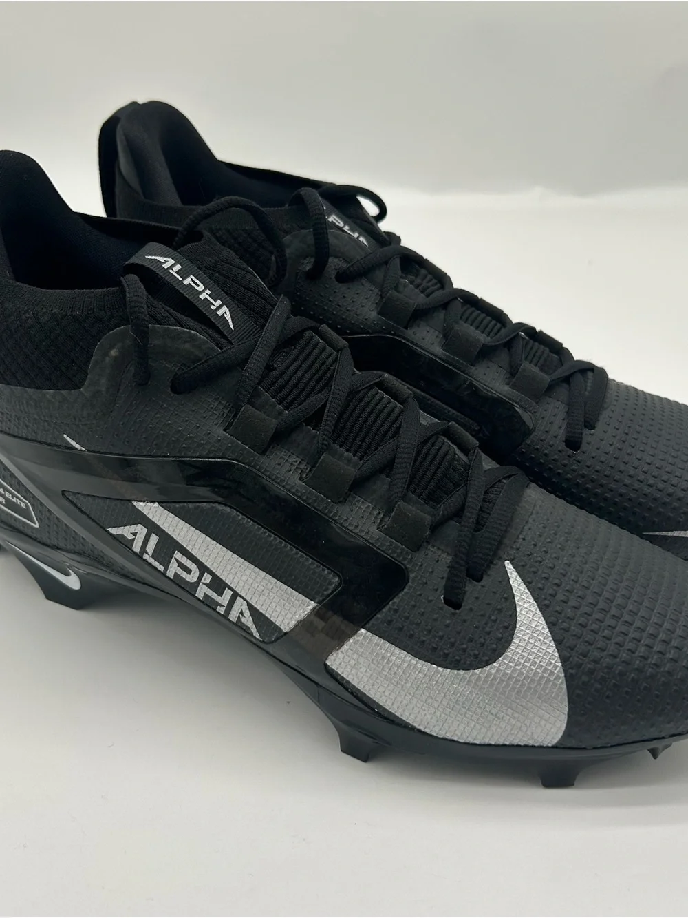 Nike Alpha Elite Black Football Cleats